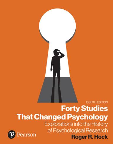 Forty Studies that Changed Psychology