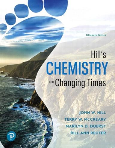 Mastering Chemistry with Pearson eText Access Code for Hill's Chemistry for Changing Times