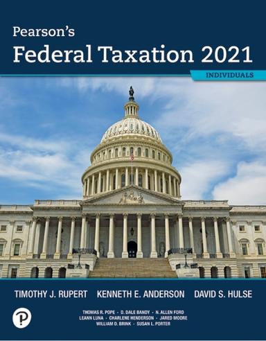 Pearson's Federal Taxation 2021 Individuals