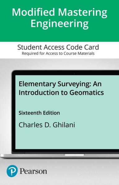 Mastering Engineering with Pearson eText Access Code for Elementary Surveying