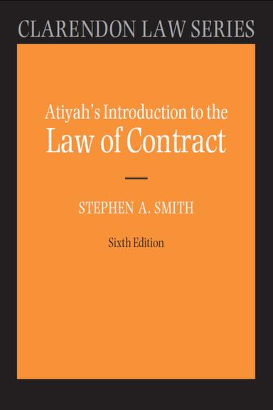 Atiyah's Introduction to the Law of Contract