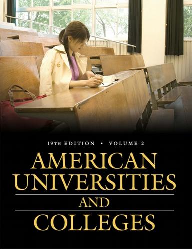 American Universities and Colleges [2 volumes]
