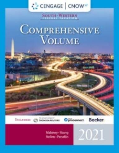 CengageNOWv2 for Maloney/Young/Nellen/Persellin's South-Western Federal Taxation 2021: Comprehensive, 44th Edition [Instant Access], 2 terms