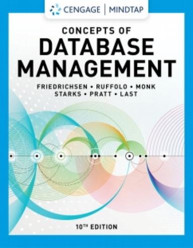 MindTap for Friedrichsen/Ruffolo/Monk/Starks/Pratt/Last's Concepts of Database Management