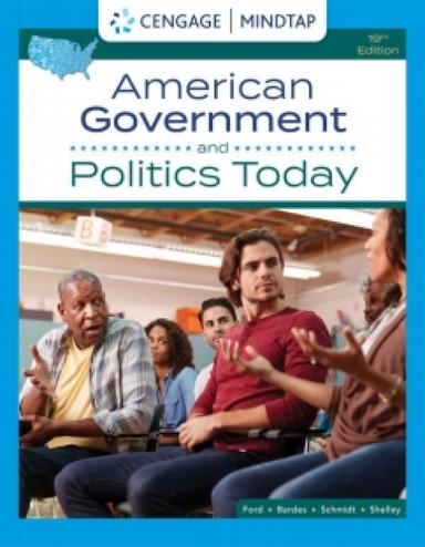 MindTap for Ford/Bardes/Schmidt/Shelley's American Government and Politics Today