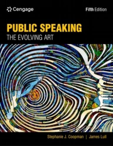MindTap for Coopman/Lull Public Speaking: The Evolving Art, 1 term Instant Access