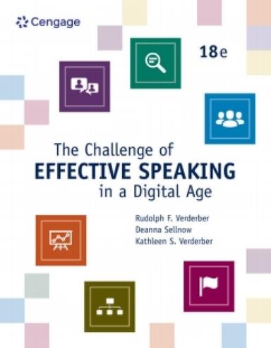 MindTap for Verderber/Sellnow/Verderber's The Challenge of Effective Speaking in a Digital Age, 1 term Instant Access