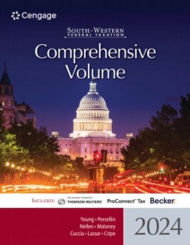 CNOWv2 for Young/Persellin/Nellen/Maloney/Cuccia/Lassar/Cripe's South-Western Federal Taxation 2024: Comprehensive, 1 term Instant Access