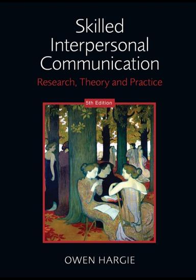 Skilled Interpersonal Communication