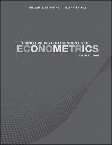 Using EViews for Principles of Econometrics