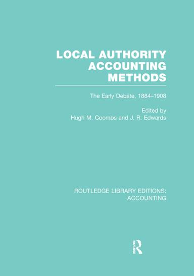 Local Authority Accounting Methods Volume 1 (RLE Accounting)