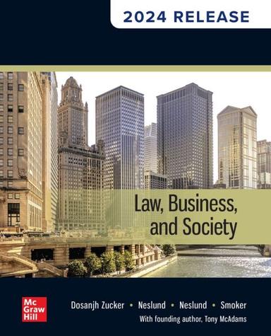 Law, Business and Society: 2024 Release