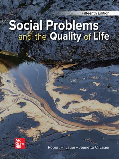 Social Problems and the Quality of Life