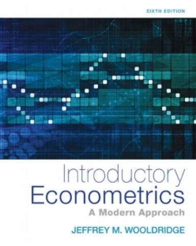 MindTap Economics for Wooldridge's Introductory Econometrics: A Modern Approach, 6th Edition, [Instant Access], 1 term (6 months)