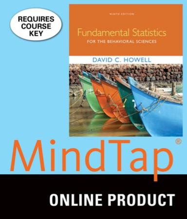 MindTap Psychology for Howell's Fundamental Statistics for the Behavioral Sciences, 9th Edition, [Instant Access], 2 terms (12 months)