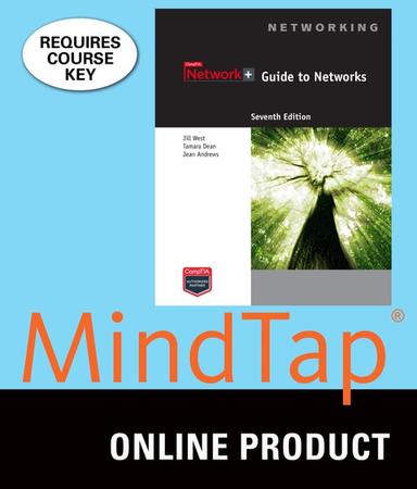 MindTap Computing for West/Dean/Andrew's Network+ Guide to Networks, 7th Edition, [Instant Access], 1 term (6 months)