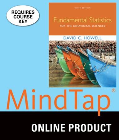 MindTap Psychology for Howell's Fundamental Statistics for the Behavioral Sciences