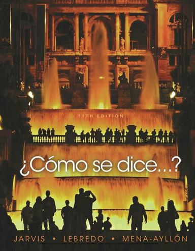 ¿Como se dice…? Student Text
