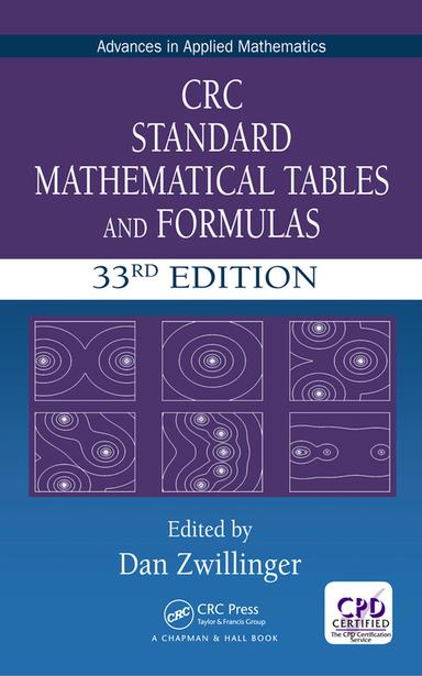 CRC Standard Mathematical Tables and Formulas