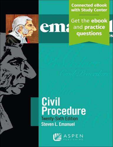 Emanuel Law Outlines for Civil Procedure
