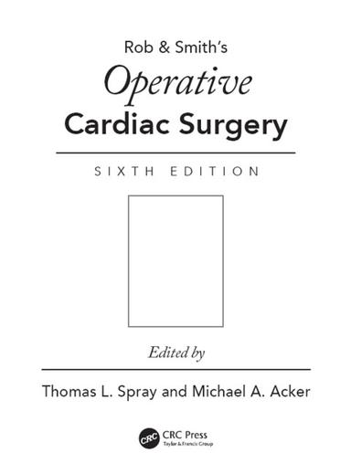 Operative Cardiac Surgery