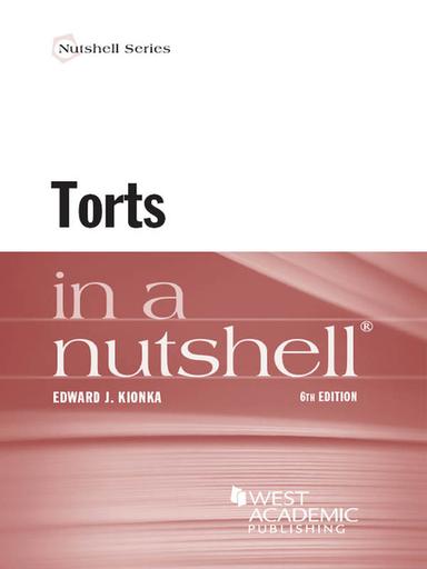 Kionka's Torts in a Nutshell