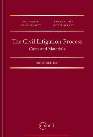 Civil Litigation Process: Cases and Materials