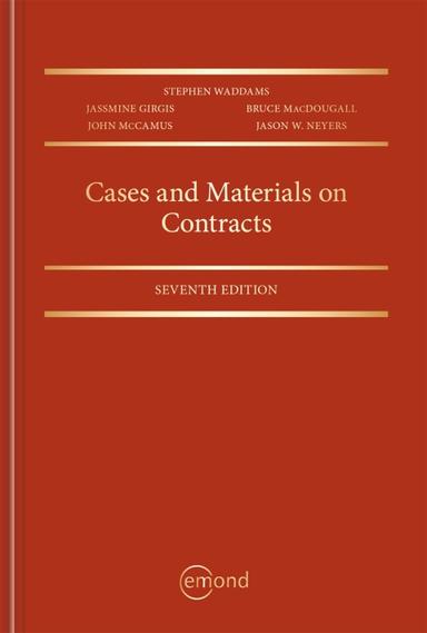 Cases and Materials on Contracts