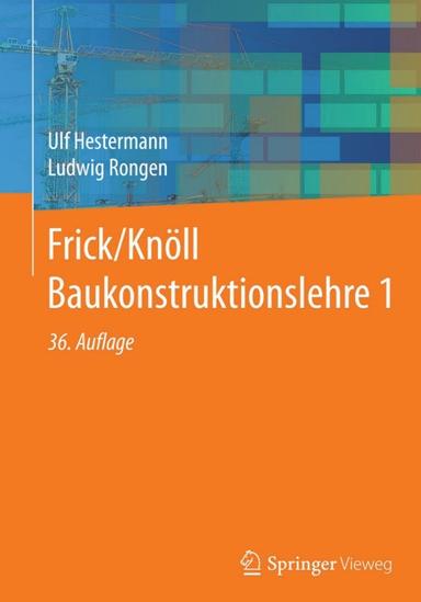 Frick/Knöll Baukonstruktionslehre 1