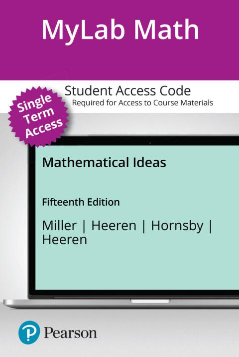 MyLab Math with Pearson eText (up to 18-weeks) Access Code for Mathematical Ideas